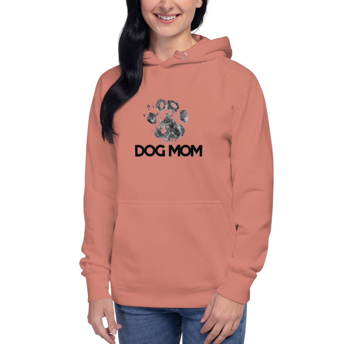 Dog Mom Paw Print Hoodie