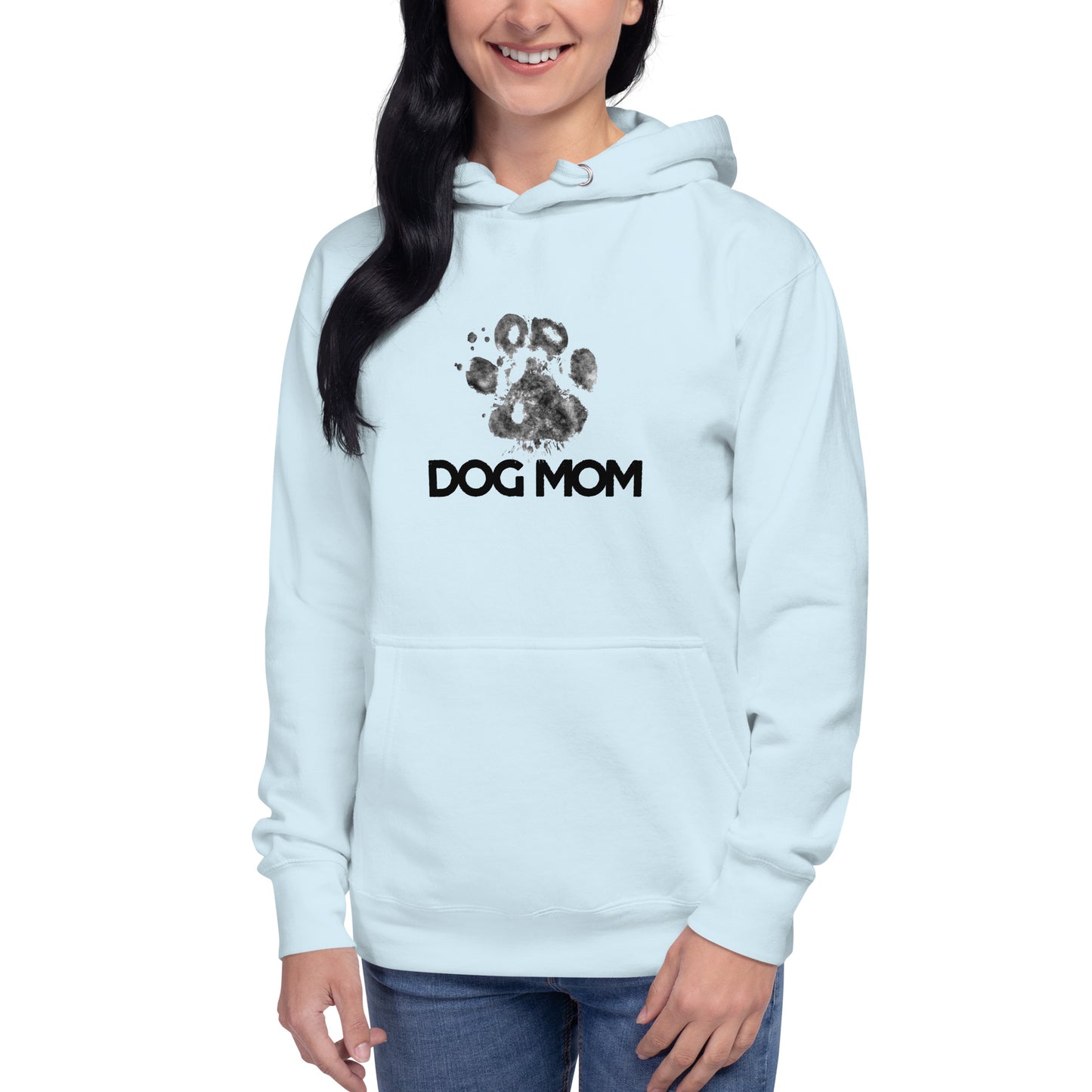 Dog Mom Paw Print Hoodie