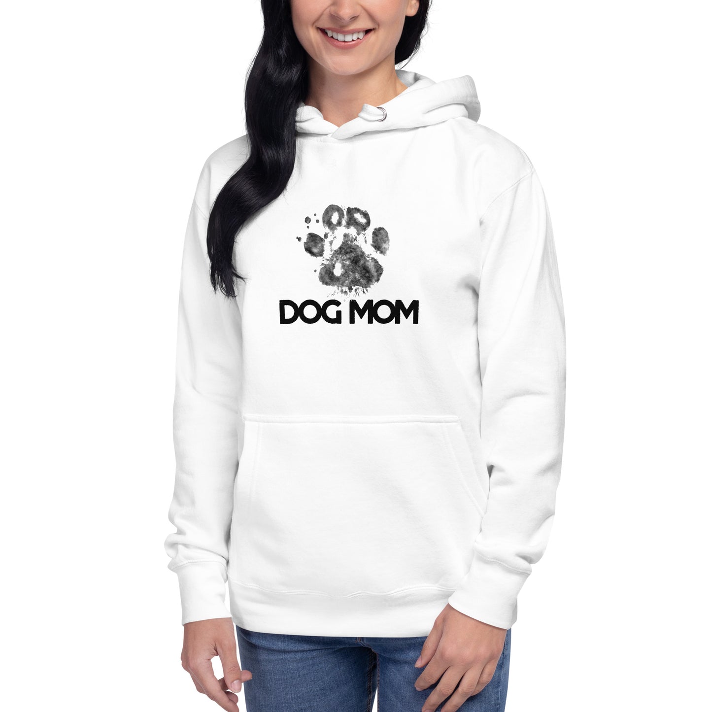 Dog Mom Paw Print Hoodie