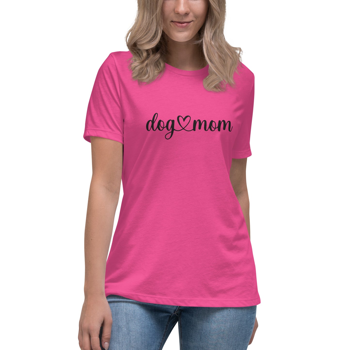 Dog Mom Heart - Women's Relaxed T-Shirt