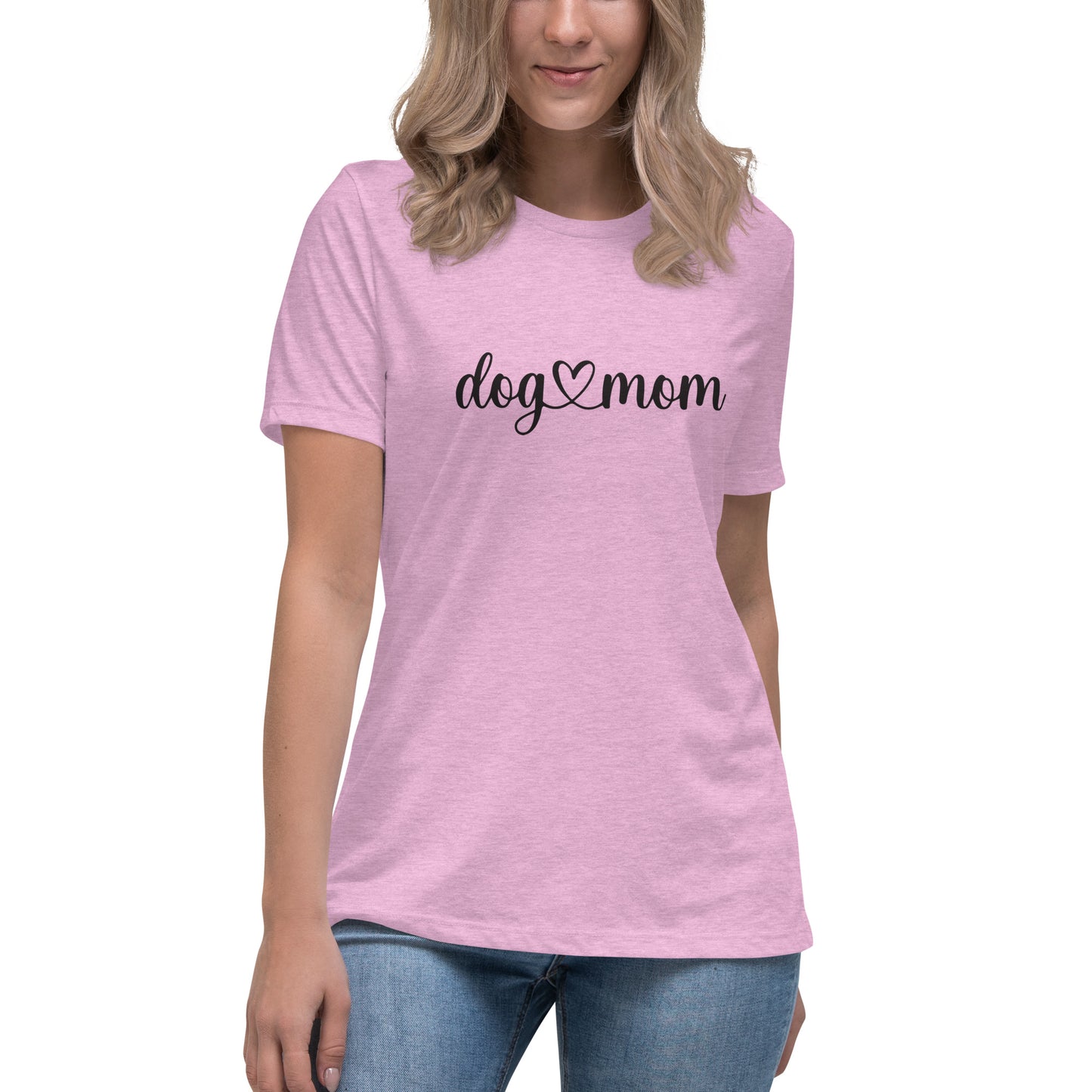 Dog Mom Heart - Women's Relaxed T-Shirt