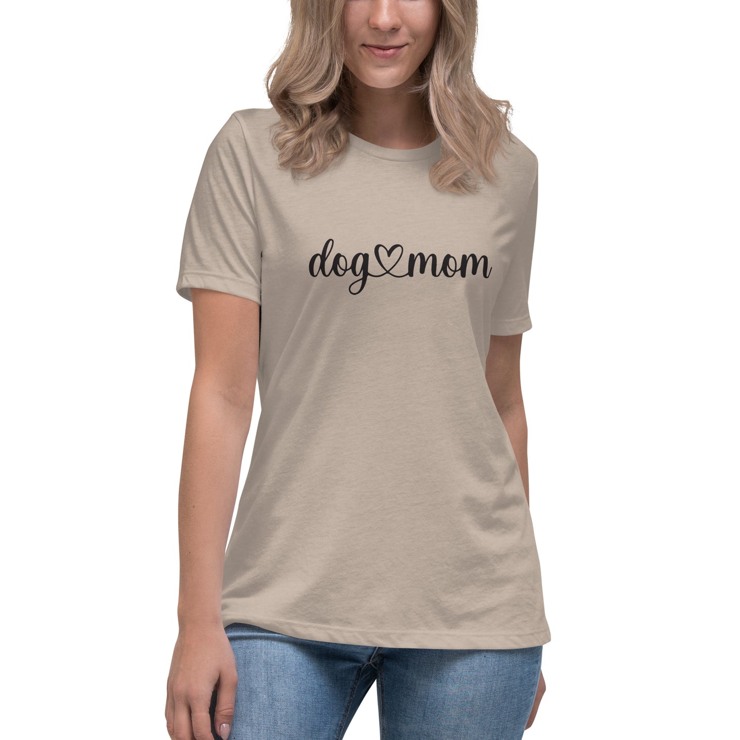 Dog Mom Heart - Women's Relaxed T-Shirt