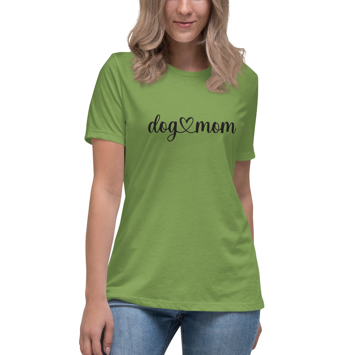 Dog Mom Heart - Women's Relaxed T-Shirt