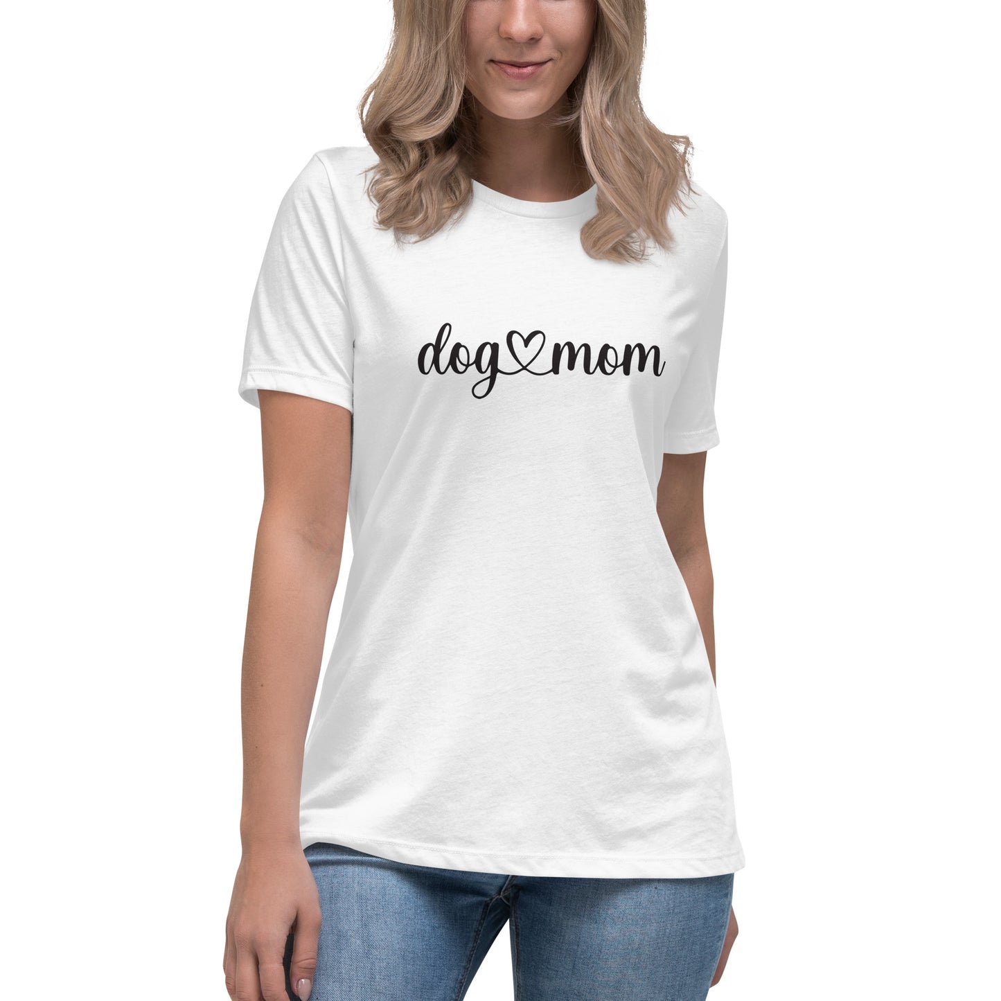 Dog Mom Heart - Women's Relaxed T-Shirt